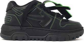 Off-white O. O.O. Chunky Black Leather Blend Sneakers