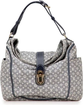 Louis Vuitton Pre-owned Shoulder Bags, female, Gray, Size: ONE SIZE Pre-owned Designer Hobo Bag