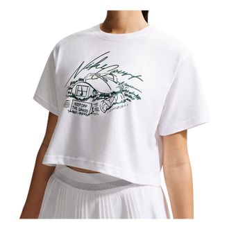 Nike (WMNS) Nike Cropped T-Shirt White IM0310-100