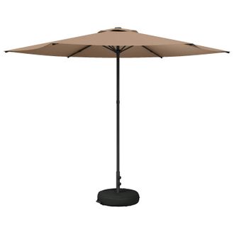 vidaXL Paraguas De Jard&iacute;n Con Base 300 X 300 Cm Poli&eacute;ster Rectangular Vidaxl