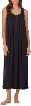 Eileen West Sleeveless Ballet Jersey Nightgown in Black at Nordstrom, Size Xx-Small