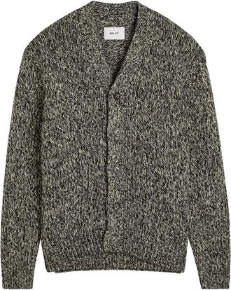 Nn.07 V-neck cardigan - Grey