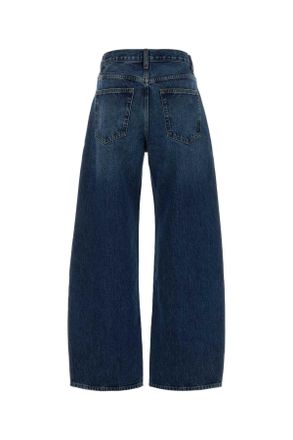 Frame Denim Womens Denim The Bow Wide-Leg Jeans Oscu Exterior: Cotton