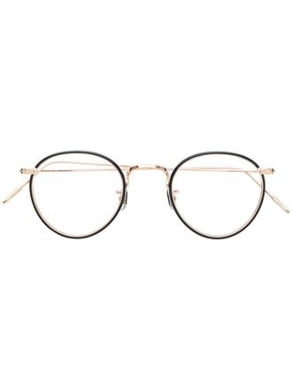 Eyevan 7285 Bril met rond montuur - Metallic