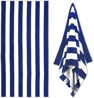 OEM Toalla De Playa, 90x180 Cm, Ultrasuave, Secado R&aacute;pido, Toalla De Ba&ntilde;o, Compacta Y Ligera, Ahorra Espacio En Tu Maleta, Piscina, Azul Marino