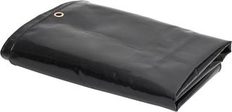 vidaXL Tarpaulin 650 g/m&sup2; 3.5x2.5 m Black Vidaxl