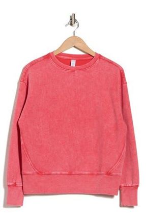 Marika Marin Fleece Sweatshirt in Tomato Puree at Nordstrom Rack, Size X-Large