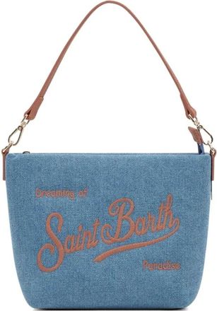 MC2 Saint Barth Shoulder Bags, female, Blue, Size: ONE SIZE Aline Bag