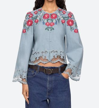 Sea New York Rosaline Top In Blue