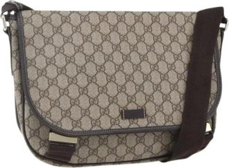 Gucci Pre-owned Cross Body Bags, female, Beige, Size: ONE SIZE Pre-owned Plastic Crossbody Bag