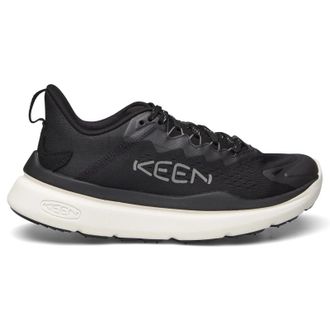 Keen WK450 Textile Synthetic Womens Comfort Trainers - Black Star White - Size:UK 7.5