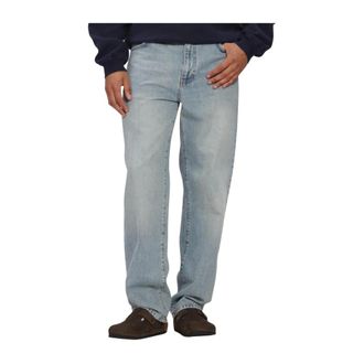 Woodbird Heren, Jeans, Blauw, Maat: W31 L34 Katoen