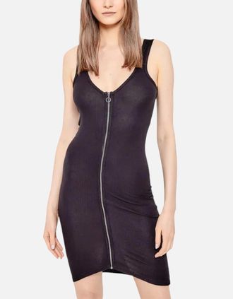 Brave Soul Womens BRAVE SOUL Womens Dress Sleeveless Tops Party Club Sexy Bodycon Midi Tank Dress - Black - Size: 10/8