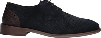 Stefano Lauran Richelieu Schoenen - Heren - Schoenen - Blauw - Maat: 40 EU Leer