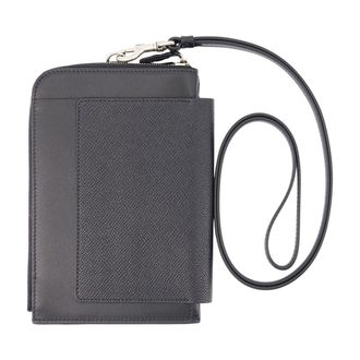 Balenciaga Unisex Passport Holder - Balenciaga Leather Black Calfskin Accessories Passport-Holder