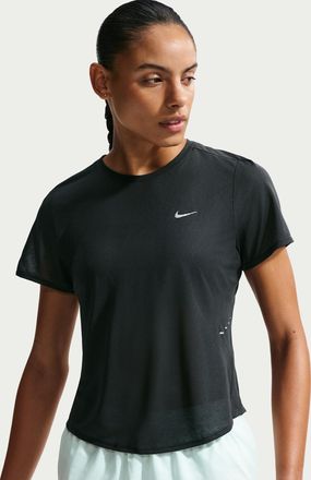 Nike Womens Swift Breathe Dri-FIT Short-Sleeve Running Top in Black | IF1680-010