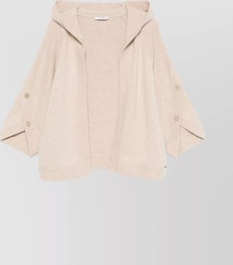 Max Mara cashmere wool ribbed oversized cardigan