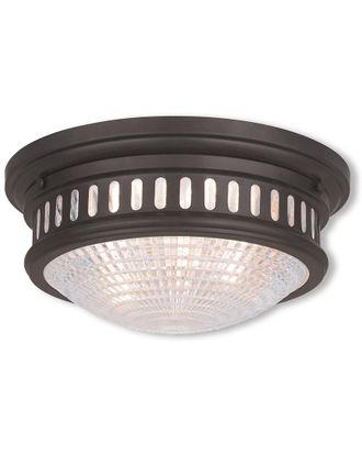Livex Lighting Livex Berwick 2-Light Bronze Ceiling Mount