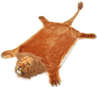 vidaXL Lion Carpet Plush 205 cm Brown Vidaxl