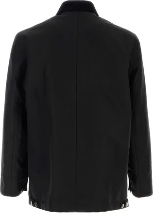 Prada Mens Black Canvas Jacket Giubbini
