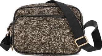 Borbonese Borsa a spalla con stampa - Toni neutri