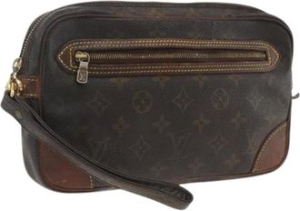 Louis Vuitton Pre-owned Clutches, female, Brown, Size: ONE SIZE Pre-owned Vintage Monogram Clutch