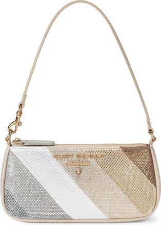 Kurt Geiger Womens Highgate Sm Wristlet Bag - Metallic Fabric - One Size
