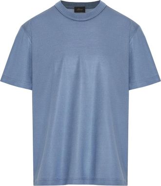 Brioni Hombre, Camisetas, Azul, Talla: M