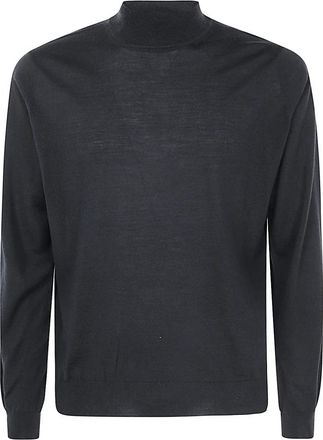 FILIPPO DE LAURENTIIS Merino Turtleneck Trui - Heren - Cashmere truien - Blauw - XL - Truien & Vesten
