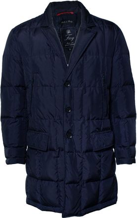 Fay Fay, blue quilted overcoat