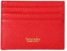 Braccialini Lisabel Kaarthouder - Dames - Portefeuilles - Rood - ONE Size - Leer - Accessoires