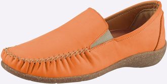 Loretta Slipper LORETTA, Damen, Gr. 36, orange, Glattleder, Schuhe Slipper