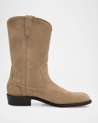 Allen Edmonds Men & apos;s Dakota Suede Cowboy Boots