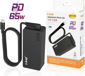 Trade Shop Trade Shop - Alimentatore Caricabatterie Pd 65w Interfaccia Type-c Notebook Smartphone Pd6570