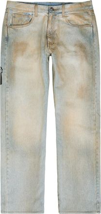 Warren Lotas Reaper Printed Straight-leg Jeans - Light Blue - W36 (W36 / XL)