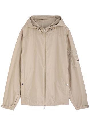 Moncler Etiache Hooded Shell Jacket - Beige - 6 (UK46 / Xxxl)