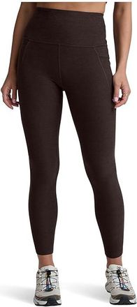 Beyond Yoga Spacedye Out Of Pocket High-Waisted Midi Legging Womens Casual Pants Dark Chocolate Heather : XL (US Womens 14-16) 25