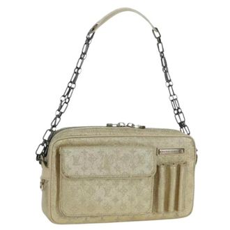 Louis Vuitton Pre-owned Shoulder Bags, female, Yellow, Size: ONE SIZE Pre-owned Vintage Monogram Canvas Shoulder Bag