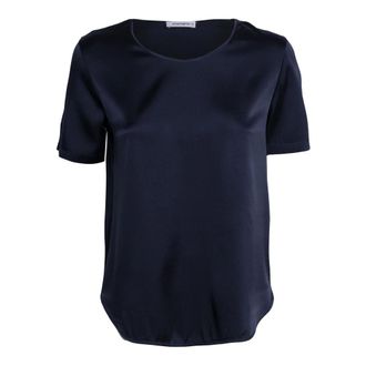 KANGRA Blouses, female, Blue, Size: XS Blusa Girocollo