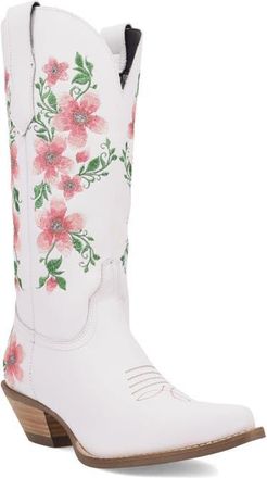 Dingo Posie Knee High Western Boot in Pink at Nordstrom, Size 8.5