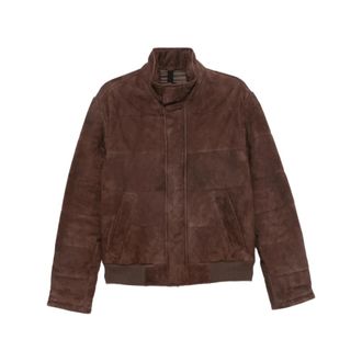 Tagliatore Leather Jackets, male, Brown, Size: M Chi26-01 Massey Jacket