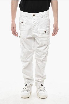 Dsquared2 Stretch Cotton Multi-Pocket Chino Pants size 52