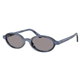 Ray-Ban Sunglasses, unisex, Blue, Size: 51 MM Rb4472 6855/1 Oval Sunglasses