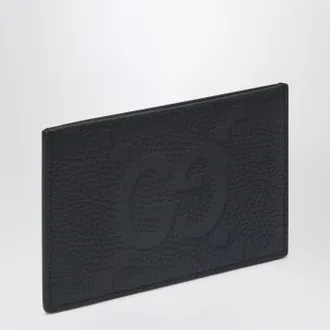 Gucci Card holder with large GG black