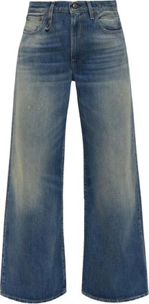 R13 Jeans a gamba larga - - Jeans - Donna - Blu - W26