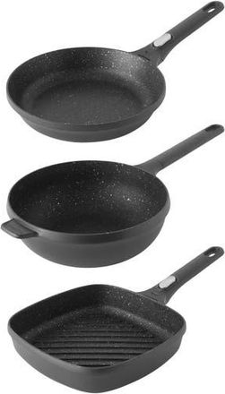 Berghoff Gem 3-Piece Family Cookware Set in Black at Nordstrom Rack