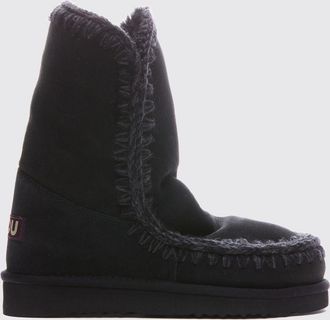 Mou Eskimo Suede Boots with Wool Stitching