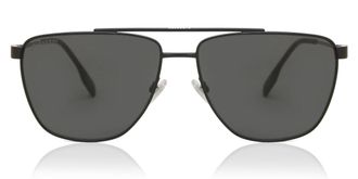 Burberry BE3141 BLAINE Asian Fit 100187 Mens Sunglasses Black Size 61