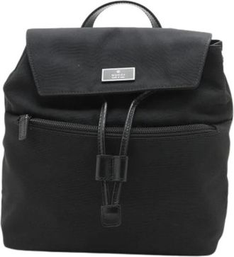 Gucci Pre-owned Backpacks, female, Black, Size: ONE SIZE Pre-owned Vintage Backpack