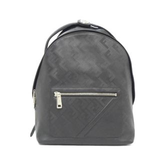 Fendi Black Leather Backpack (Pre-Owned)